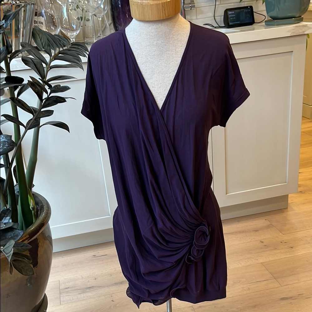 VGUC La Perla purple wrap style dress